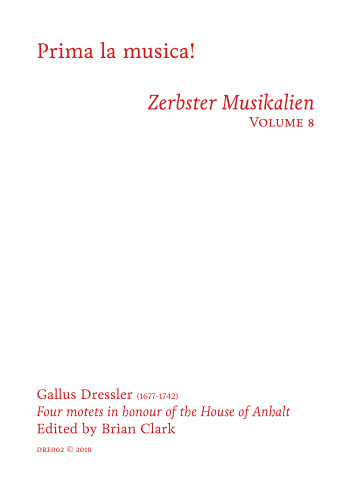 Four motets for the House of Anhalt