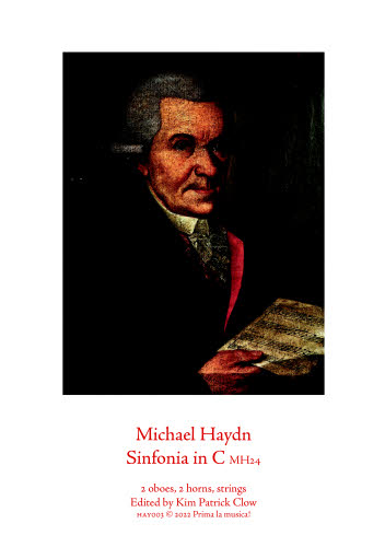 HAY003 Michael Haydn: Sinfonia in D, MH24