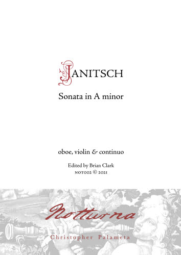 NOT002 Janitsch: Sonata in A minor