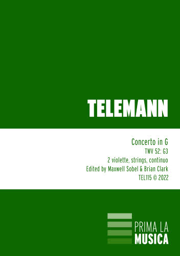 Telemann: Concerto in G TWV 52: G3