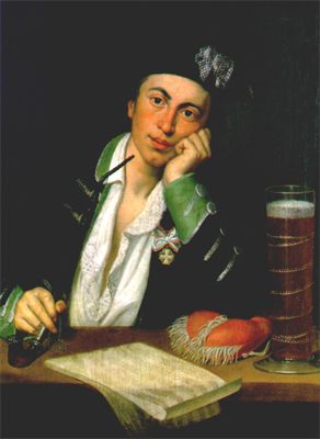 A portrait of the German composer, Joseph martin Kraus